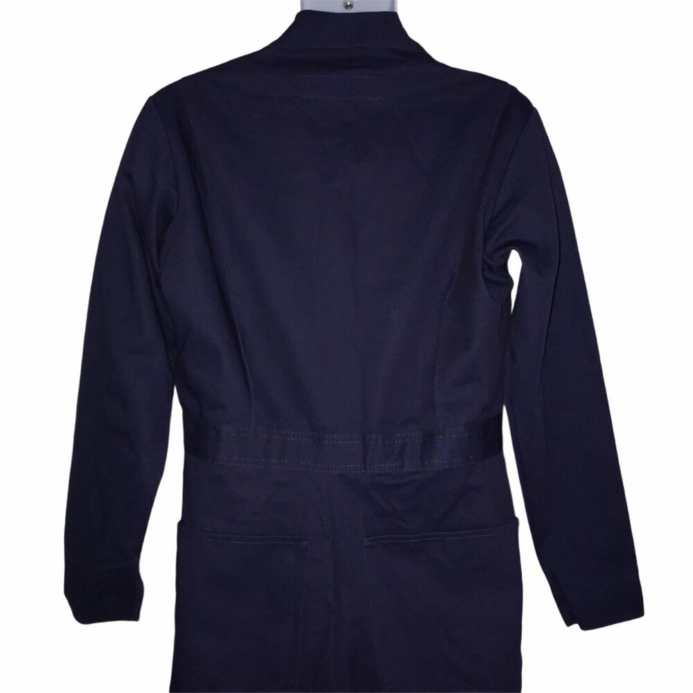 Red Kap Blue Twill Mens Coveralls 42-LN Long Pre-Shrunk Long Sleeve Workwear - Picture 6 of 8